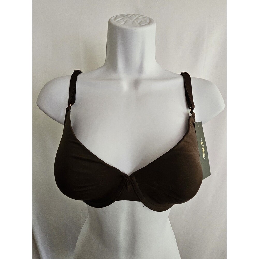 Donna Karan Intimates Bra Size 34D Brown Underwire T Shirt Bra NWT